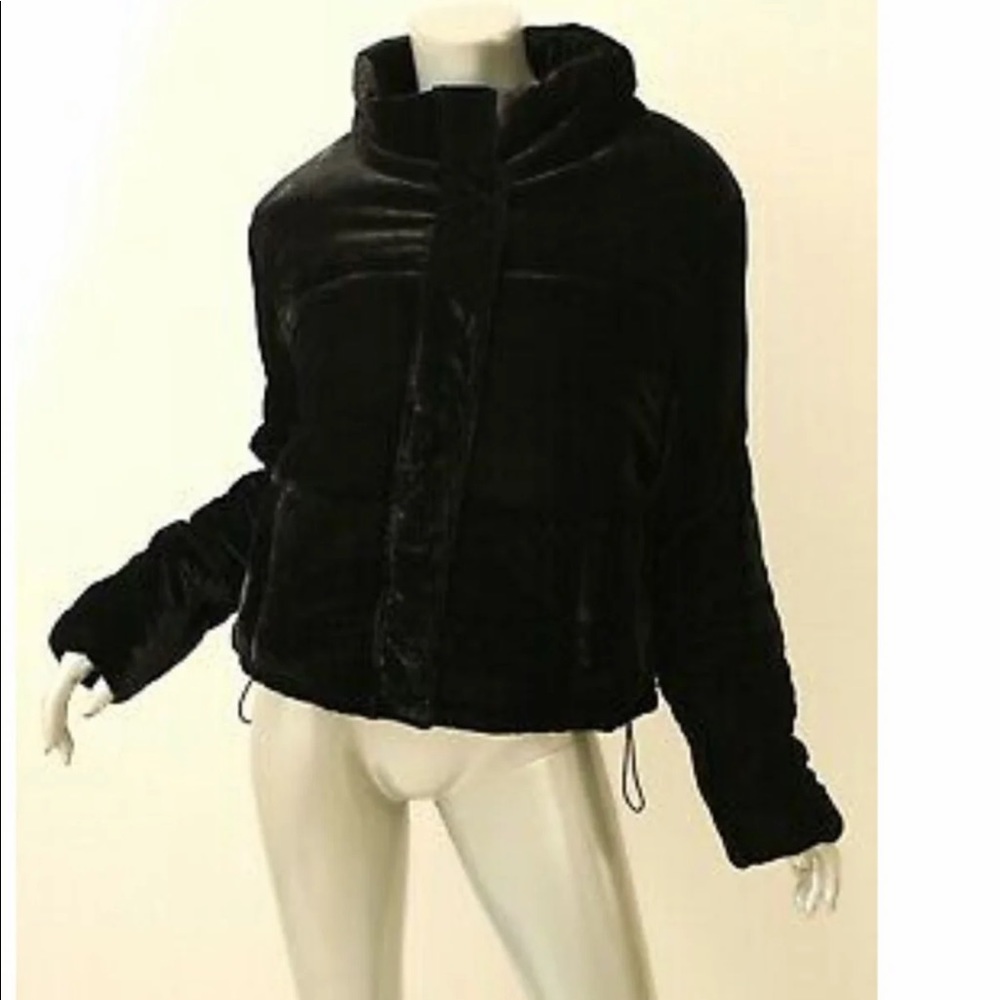 Jou Jou Black Velvet Adjustable Jacket